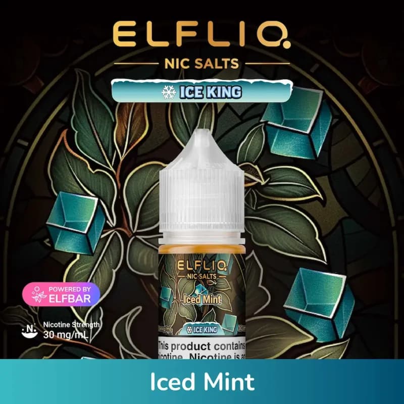 Iced Mint-Elfliq Nic Salt 30ml - VapeSoko